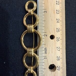 Elegant Gold-Tone Link Bracelet